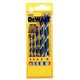 DEWALT DT4535-QZ BRAD POINT DRILL BIT SET OF 5 (4-10MM)
