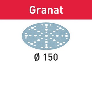 FESTOOL 575158 GRANAT STFD150/48 150MM SANDING DISCS 180 GRIT (PACK OF 10)