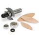 TREND 342X1/2TC 6 PIECE TCT BISCUIT JOINTER SET 1/2" SHANK