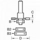 TREND 152X1/2TC TCT BISCUIT JOINTER SET 1/2" SHANK