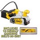 DEWALT DW433 3" HEAVY DUTY BELT SANDER 110V INCLUDES 10 80 GRIT SANDING BELTS