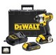 DEWALT DCF885C2 18V IMPACT DRIVER WITH 2 x 1.5Ah LITHIUM-ION XR BATTERIES