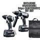 PANANSONIC EYC157 18V KIT EY7450 DRILL DRIVER & EY7550 IMPACT DRIVER 2x 3.3Ah LI-ION BATTERIES WITH 54 PIECE PANASONIC QUICKLOCK BIT SET