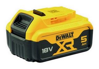 DEWALT DCB184 18V 5.0AH XR LITHIUM ION BATTERY PACK WITH CHARGE INDICATOR