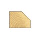 TREND 46/37X1/4TC B/GUIDED CHAMFER CUTTER 45 DEGREES
