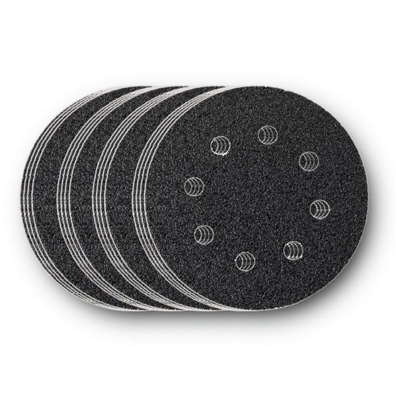 Fein 63717227010 115mm Assorted Velcro Backing Sanding Sheets (pack Of 16)