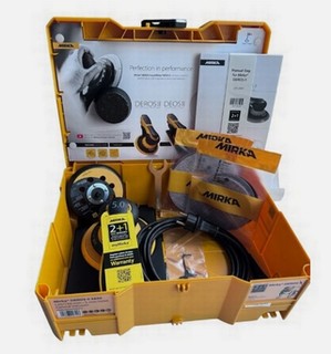 MIRKA 5650CV DEROS SANDER 240V SUPPLIED IN SYSTAINER CASE