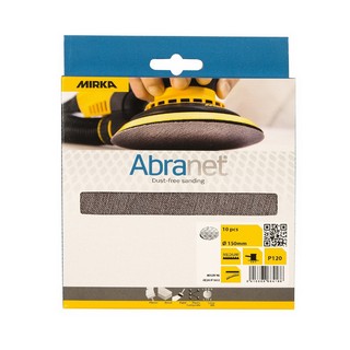 MIRKA 150MM ABRANET SANDING DISCS P80 (PACK OF 10)