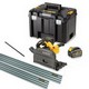 DEWALT DCS520T2-GB 54v FLEXVOLT XR PLUNGE SAW WITH 2 x LI-ION BATTS & 2 x RAILS & JOINING BAR