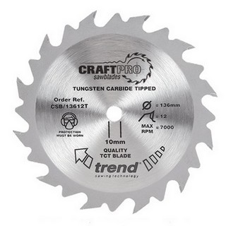 TREND CSB/16552T CRAFT SAW BLADE 165MM X 52T X20MM