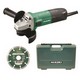 HiKOKI G12STXCD 115MM ANGLE GRINDER 110V IN CARRY CASE WITH DIAMOND DISC