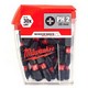 MILWAUKEE 4932472037 SHOCKWAVE PHILLIPS SCREWDRIVER BITS PH2X25MM (PACK OF 25)