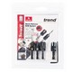 TREND SNAP/PC/A SNAPPY 4 PIECE COUNTERSINK & PLUG CUTTER SET