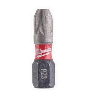 MILWAUKEE 4932430868 SHOCKWAVE POZIDRIVE SCREWDRIVER BITS PZ3 (PACK 2)