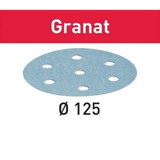 FESTOOL 497146 PACK OF 10 GRANAT SANDING DISCS 60 GRIT 125MM