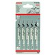 BOSCH 2608630014 Pack Of 5 T101BR CLEAN FOR WOOD JIGSAW BLADES