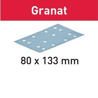 FESTOOL 497122 GRANAT SANDING SHEETS 180 GRIT 80X133MM (PACK OF 100)