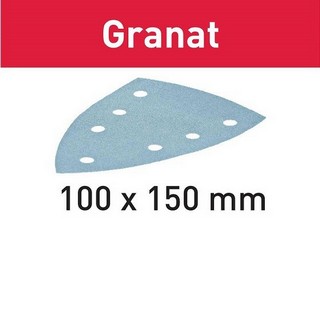 FESTOOL 497131 GRANAT DELTA SANDING SHEETS 40 GRIT 100X150MM (PACK OF 10)