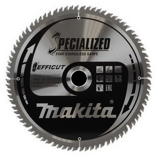 MAKITA B-67240 EFFICUT TCT SAW BLADE 80TX30X260MM