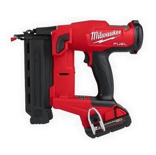 MILWAUKEE M18FN18GS-202X 18V BRUSHLESS 2ND FIX 18 GAUGE NAILER WITH 2X 2.0AH LI-ION BATTERIES