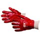 OX PVC KNIT WRIST RED GLOVES EXTRA LARGE