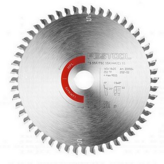 FESTOOL 205554 LAMINATE BLADE 160mm x 20mm x 52T