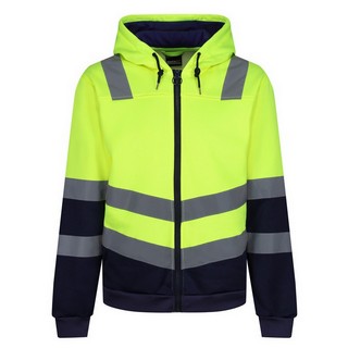 REGATTA TRF625 PRO HI-VIS ZIP HOODIE YELLOW/NAVY XLARGE TRF625 20780