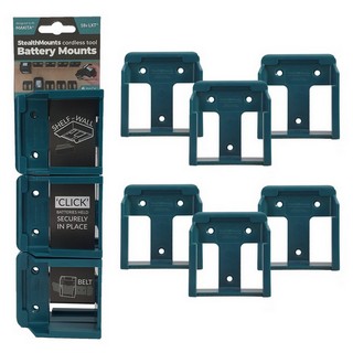 STEALTHMOUNTS BATTERY MOUNTS (MAKITA BLUE) PACK OF 6