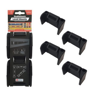 STEALTHMOUNTS LEVEL MOUNT (BLACK) PACK OF 2