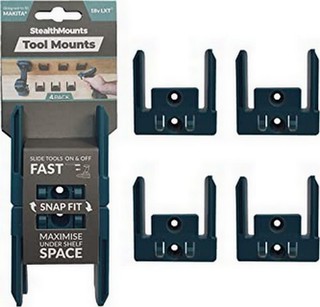 STEALTHMOUNTS TOOL MOUNTS (MAKITA BLUE) PACK OF 4