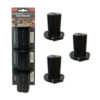 STEALTHMOUNTS TOOL MOUNTS MILWAUKEE M12 (BLACK) PACK OF 3