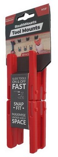 STEALTHMOUNTS TOOL MOUNTS MILWAUKEE M18 (RED) PACK OF 4