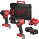 MILWAUKEE M18FPP2A3-502X 18V FUEL BRUSHLESS TWIN PACK  2 x 5.0ah Li-ion BATTERIES