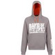 REGATTA TRF633 BAND OF BUILDERS HOODY ROCK GREY (L) 95J70