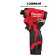 MILWAUKEE M12BLIDRC-202B 12v BRUSHLESS IMPACT DRIVER 2 x 2.0ah BATTERIES CHARGER AND BAG