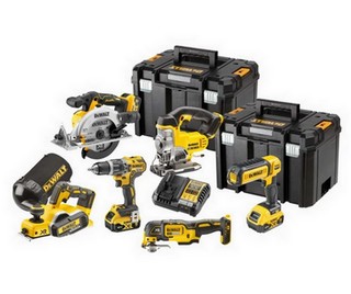 DEWALT DEWDCK667P3T 18v BRUSHLESS (6 PIECE) KIT 3 x 5.0ah BATTERIES & CHARGER