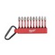 MILWAUKEE 4932492939 SHOCKWAVE SCREWDRIVER / CARABINER BIT SET 10 PIECE