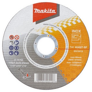 MAKITA D-18764-10 115MM INOX CUT OFF WHEEL (PACK 10)