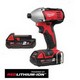 MILWAUKEE C18ID-202 COMPACT 18V IMPACT DRIVER 2 X 2.0ah RED Li-ion BATTERIES