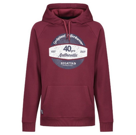 REGATTA PRO 40 YEAR ANNIVERSARY HOODY BURGUDY TRF640 XLARGE
