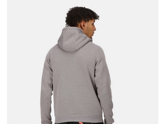 REGATTA TRF633 BAND OF BUILDERS HOODY ROCK GREY (L) 95J70