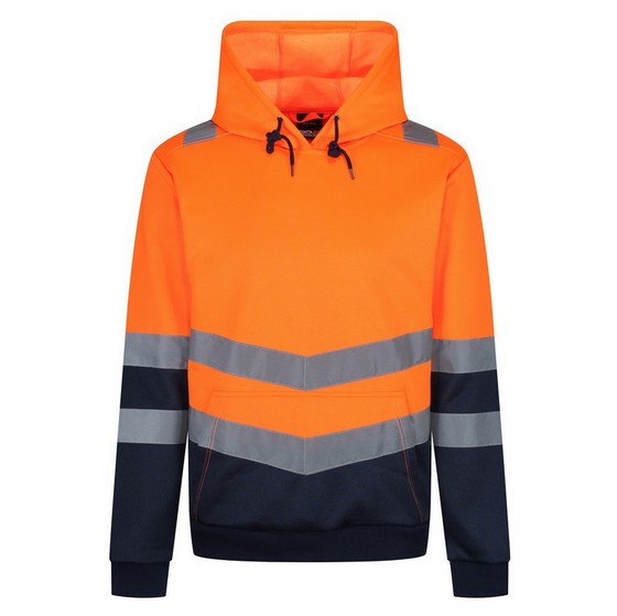 REGATTA TRF663 PRO HI-VIS HOODIE ORANGE LARGE TRF663 18870