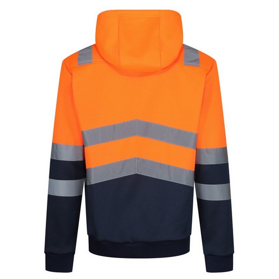 REGATTA TRF663 PRO HI-VIS HOODIE ORANGE LARGE TRF663 18870