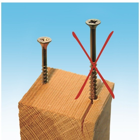 REISSER CUTTER POZI CSK BOX OF 200 WOODSCREWS 4 x 80mm