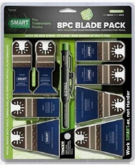 ROYD SMART H8MAKP2 MULTI-TOOL ACCESSORY KIT (8 PIECE) + FREE TRACER MECHANICAL PENCIL
