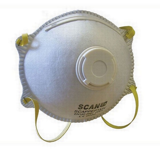 SCAN SCAPPEP1MV MOULDED FFP1 DISPOSABLE MASKS (PACK OF 3)