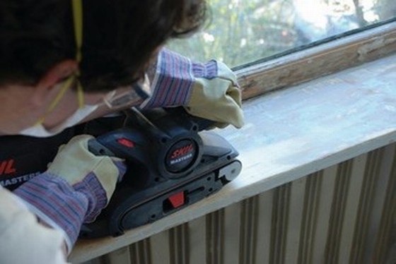 SKIL 7640 3IN (75MM) 950W BELT SANDER 240V  WITH SANDING FRAME & CARRY BAG