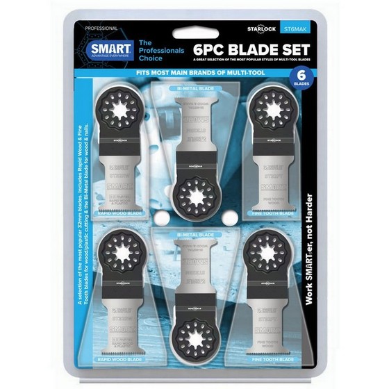 SMART ST6MAK STARLOCK 32MM BLADE PACK (6 PIECE)