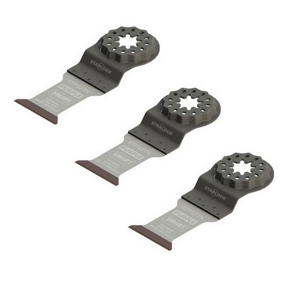 SMART STP32TN3 PURPLE SERIES DEEP CUT TITANIUM ALLOY BI-METAL BLADES 32MM (PACK OF 3)