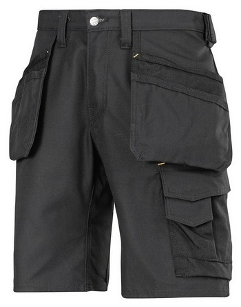 SNICKERS 3014 CANVAS WORK SHORTS BLACK (W31)